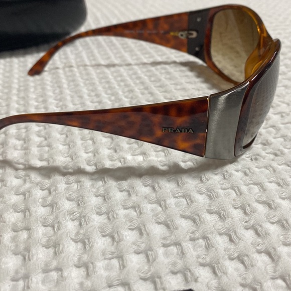 Prada Sunglasses Brown with brown Tint. Gently Used. Excellent Condition - Picture 3 of 13